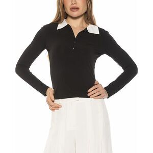 Alexia Admor Womens  Marlo Top, Black